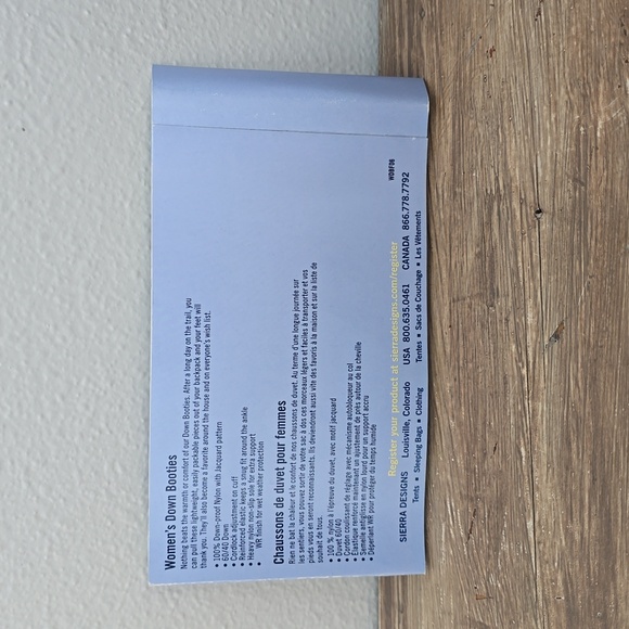 Sierra Designs Down Booties - Picture 7 of 7